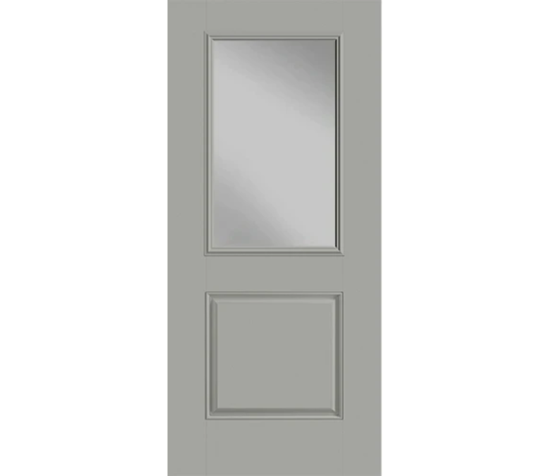 Plattsburgh Half Light 1 Panel Fiberglass Entry Door