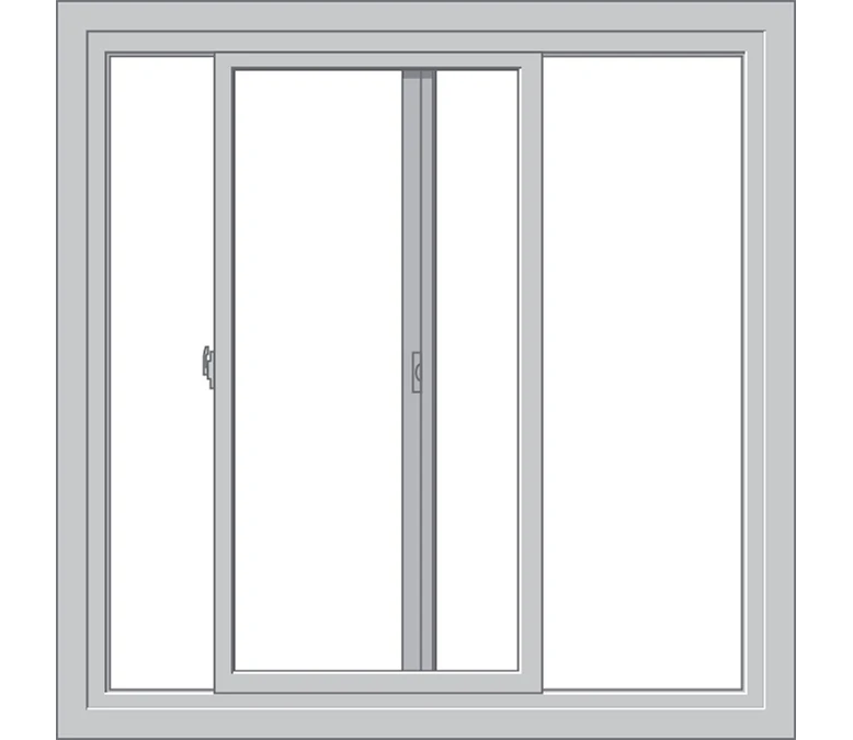 Plattsburgh Pella Hurricane Shield Series Vinyl Sliding Window