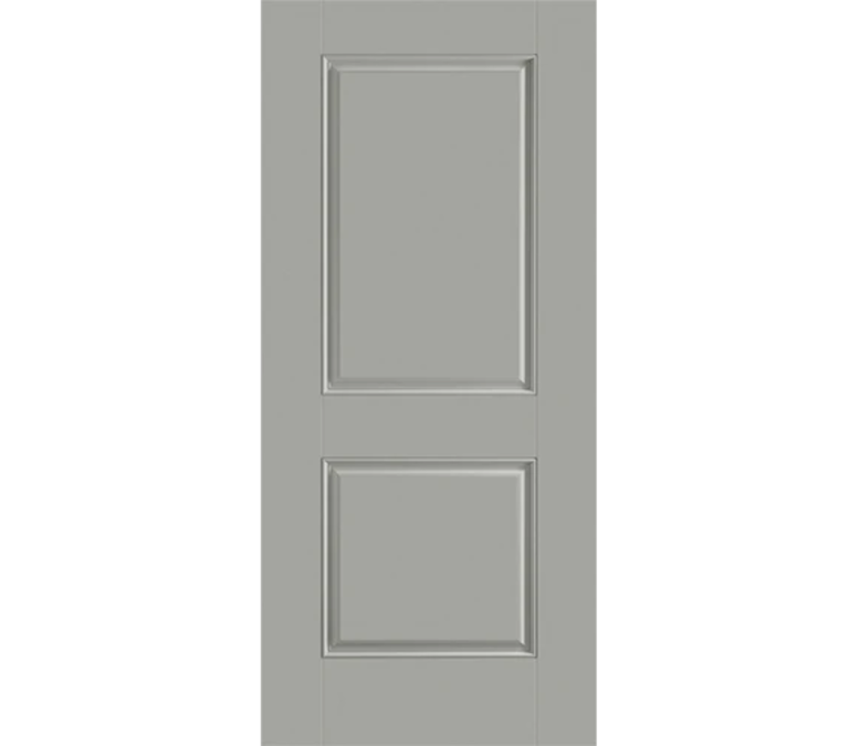 Plattsburgh Two Panel Square Fiberglass Entry Door